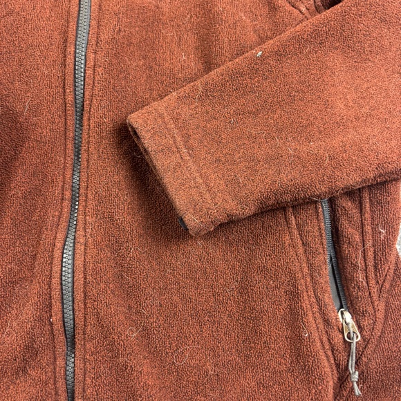 REI COOP Men’s Brown Full Zip Polartec Fleece Jacket size: Large - Picture 3 of 8